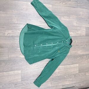 Polo Ralph Lauren Green Corduroy Button Down Shirt Men’s XL